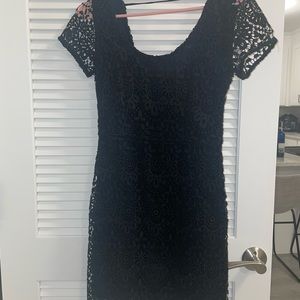 Black lacy dress